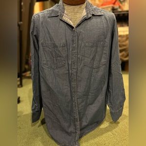 Blue Faded Glory Button Down